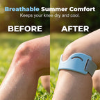 🦵 LIMITED-TIME 50% OFF! 💥 Patella Brace – Silicone, Shock-Absorbing, Breathable, Dual-Buckle 🏃